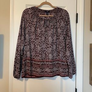 Gap Long Sleeve Blouse